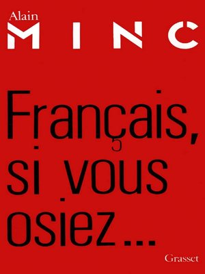 cover image of Français, si vous osiez...